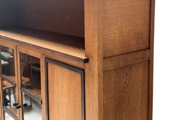 Art Deco Modernist Four-Door Bookcase, 1920s